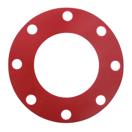 Jones Stephens 5in. Red Rubber Full Face Gasket G51005
